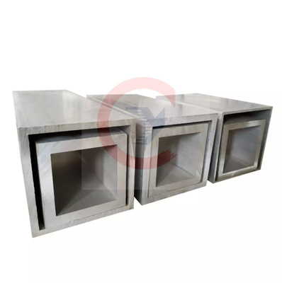 Electrophoresis 6061 Aluminum Square Tube 1mm Aluminium Hollow Box Section